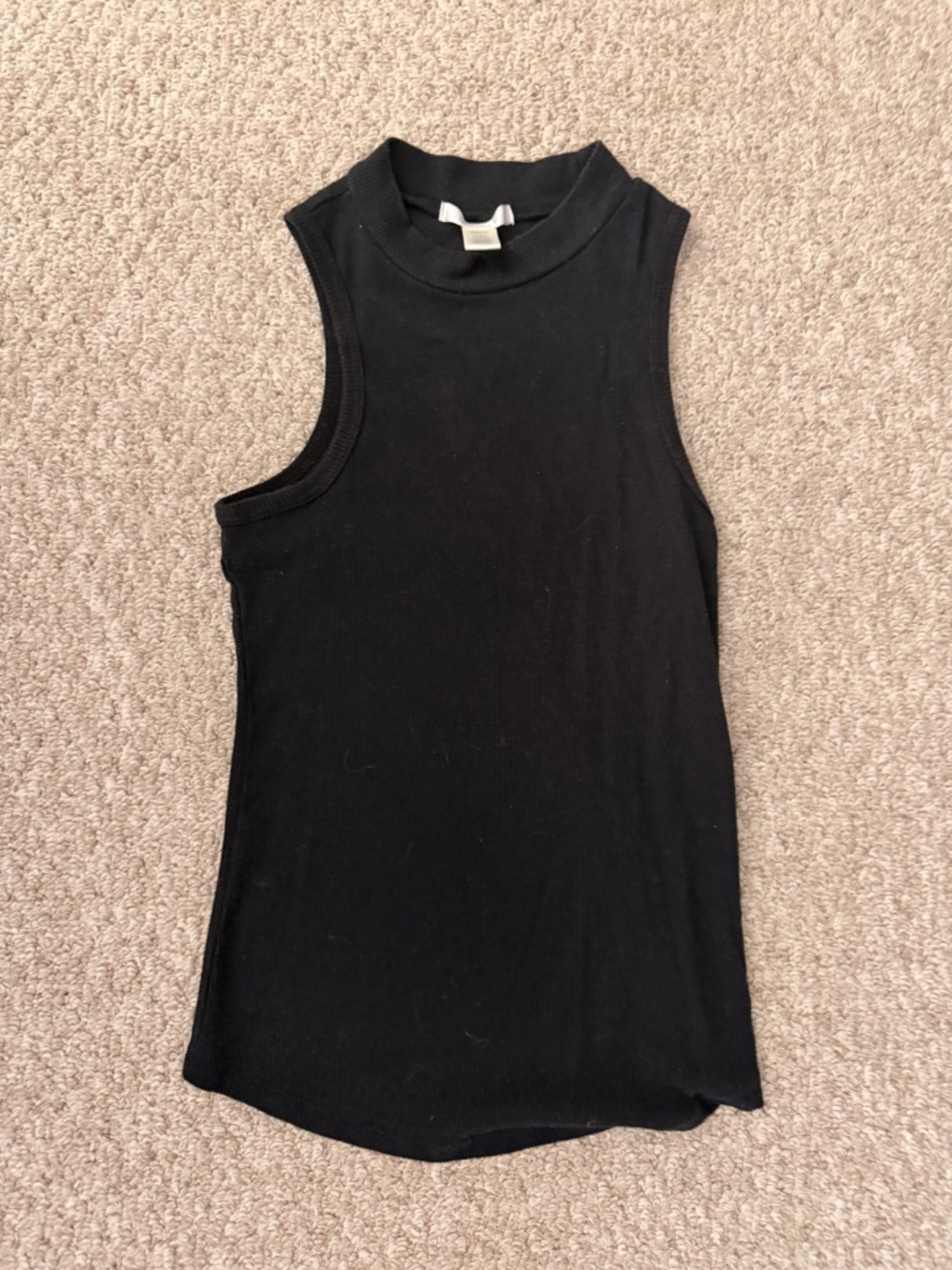 ✨4 for $15✨ Charlotte Russe Black ribbed mock neck sleeveless top